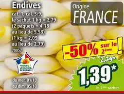 Norma Endives offre