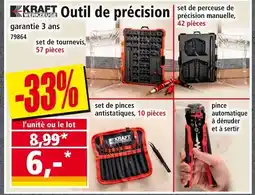 Norma KRAFT WERKZEUGE Set de tournevis offre