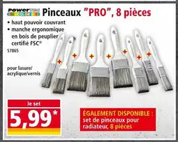 Norma Powertec Color Pinceaux Pinceaux ”PRO”, 8 pièces offre