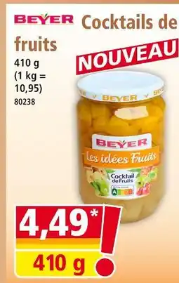 Norma BEYER Cocktails de fruits offre