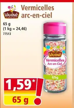 Norma VAHINÉ Vermicelles arc-en-ciel offre