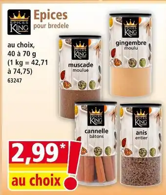 Norma EPICES KING Epices pour bredele offre