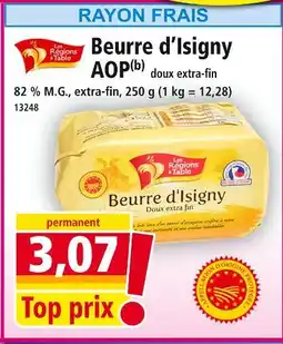 Norma Beurre d'Isigny AOP doux extra-fin offre