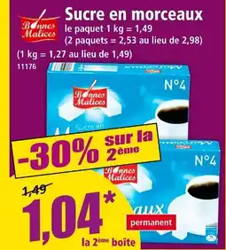 Norma BONNES MALICES Sucre en morceaux offre