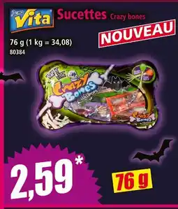 Norma Vita Sucettes Crazy bones offre