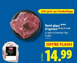 Lidl Demi gigo d'agneau offre