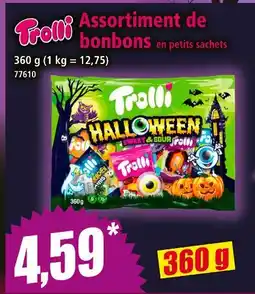 Norma TROLLI Assortiment de bonbons en petits sachets offre