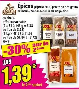 Norma Épices Paprika Doux offre