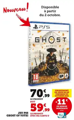 Hyper U GHOST OF YOTEI Jeu ps5 offre
