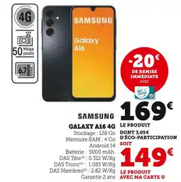 Hyper U SAMSUNG Galaxy A16 4G offre