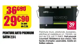 Décor Discount ARTO PREMIUM Peinture satin 2,5 L offre