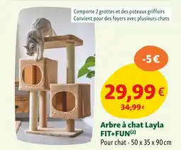 Maxi Zoo FIT+FUN Arbre à chat Layla offre