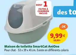 Maxi Zoo AniOne Maison de toilette SmartCat offre