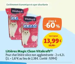 Maxi Zoo Vitakraft Litières Magic Clean offre