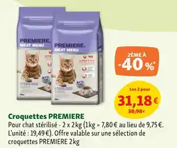 Maxi Zoo PREMIERE Croquettes offre