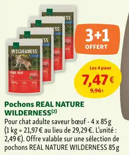 Maxi Zoo WILDERNESS Pochons REAL NATURE offre