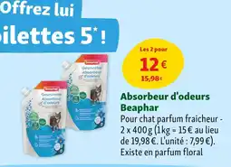 Maxi Zoo Beaphar Absorbeur d'odeurs offre