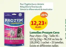Maxi Zoo Prozym Lamelles Ceva offre