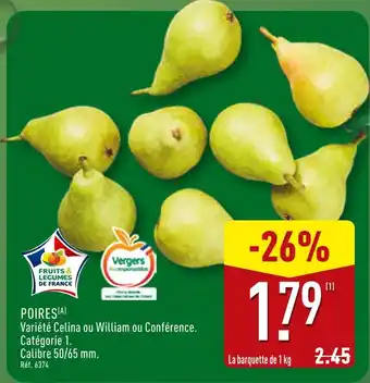 ALDI Poires offre