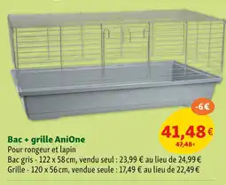 Maxi Zoo AniOne Bac + grille offre