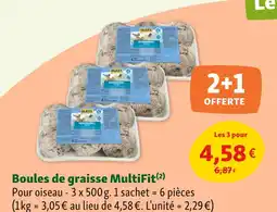 Maxi Zoo MultiFit Boules de graisse offre