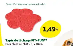 Maxi Zoo FIT+FUN Tapis de léchage offre
