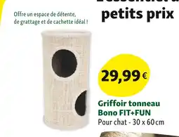 Maxi Zoo FIT+FUN Griffoir tonneau Bono offre