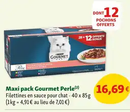 Maxi Zoo Gourmet Perle Maxi pack offre