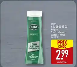 ALDI BRUT Gel Douche Original offre