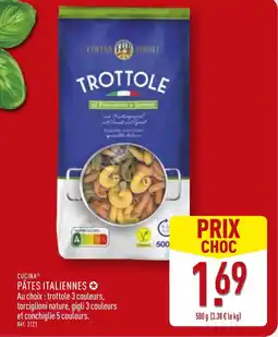 ALDI CUCINA Pâtes Italiennes - Trottole 3 couleurs offre