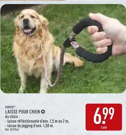 ALDI ROMÉO Laisse réfléchissante pour chien offre