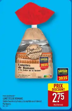 ALDI PAYS GOURMAND Lunettes de romans à la fraise offre
