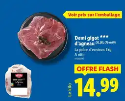 Lidl Demi gigot d'agneau offre