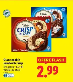 Lidl GELATELLI Crisp 'N' Cake Cookie offre