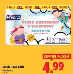 Lidl FORALYS Essuie-tout 3 plis offre