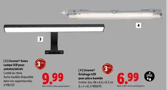 Lidl Livarno Lampe LED pour armoire/miroir offre