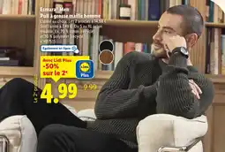 Lidl ESMARA Pull à grosse maille homme offre