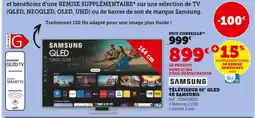 Super U SAMSUNG Téléviseur 65 QLED 4K offre