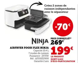 Super U Ninja Airfryer Foodi Flex offre