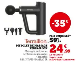 Super U TERAILLON Pistolet de massage offre