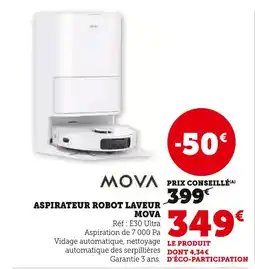Super U MOVA Aspirateur Robot Laveur offre