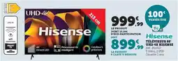 Hyper U Hisense - téléviseur 89 uhd 4k offre