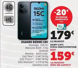 Hyper U U - redmi 15c offre