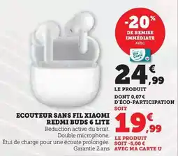 Hyper U U - ecouteur sans fil offre