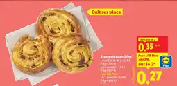 Lidl Escargots aux raisins offre