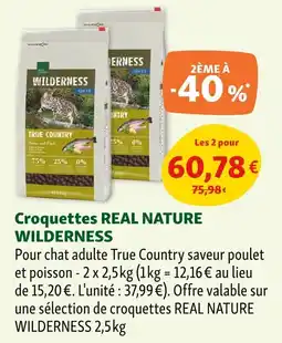 Maxi Zoo Croquettes real nature wilderness offre