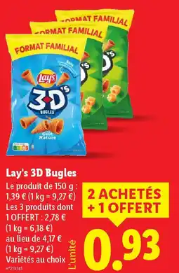 Lidl LAY'S 3D Bugles offre