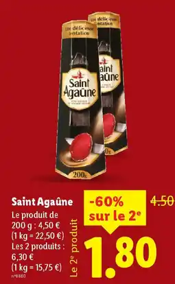 Lidl SAINT AGAUNE offre