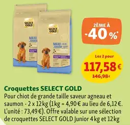 Maxi Zoo Croquettes select gold offre
