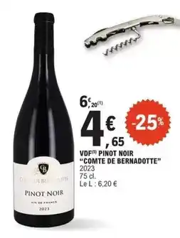 E.Leclerc Vdf pinot noir offre